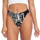 thumbnail image 1 of Balery Gothic Skull Floral Art Tangas de Algodón para Mujer con Estampado – Ropa Interior Sexy, Transpirable, G-string-Large, 1 of 6