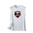 thumbnail image 3 of Birdeem Womens Sleeveless Top V-Neck Pullover Printing Vest, 3 of 5