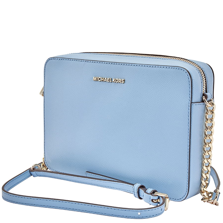 michael kors jet set crossbody blue