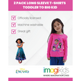 thumbnail image 3 of Disney Encanto Mirabel Luisa Isabela Little Girls 2 Pack Long Sleeve T-Shirts Toddler to Big Kid, 3 of 5