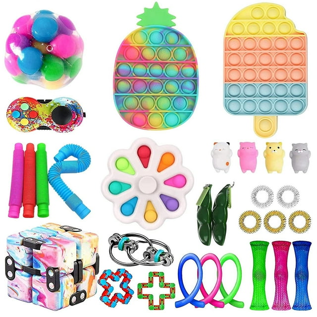 Juguete sensorial Push Bubble Fidget para aliviar el estrés del autismo