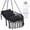 Black, variant on Biotree Macrame Swing Chair with 2 Removable Cushions and 2 Hanging Methods for Indoor Outdoor Bedroom Patio, Beige