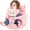 Pink, variant on Baby Support Sofa,Support Chairs for Sitting Up, Seats Designed for Infants Aged 3-12 Months, Baby Sit Up Chair Sofa, Plush Babies Learning to Sit Chair, Grey Elephant