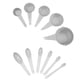 thumbnail image 2 of Cateissary Juego de cucharas y tazas medidoras de 11 piezas, cucharas de plástico para especias, cucharaditas, cucharas para condimentos,, 2 of 6