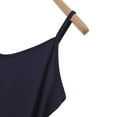 thumbnail image 5 of Yubnlvae Women's Linen Blend Sleeveless Tank Top - Anti-Slip Wide Strap Camisole, Breathable Summer Layering Piece (XL-XXXL, 6 Colors) (Navy | 3XL), 5 of 7