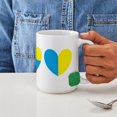 thumbnail image 4 of CafePress - I Stand With Ukraine Heart Mugs - 15 oz Ceramic Large White Novelty Mug, 4 of 6