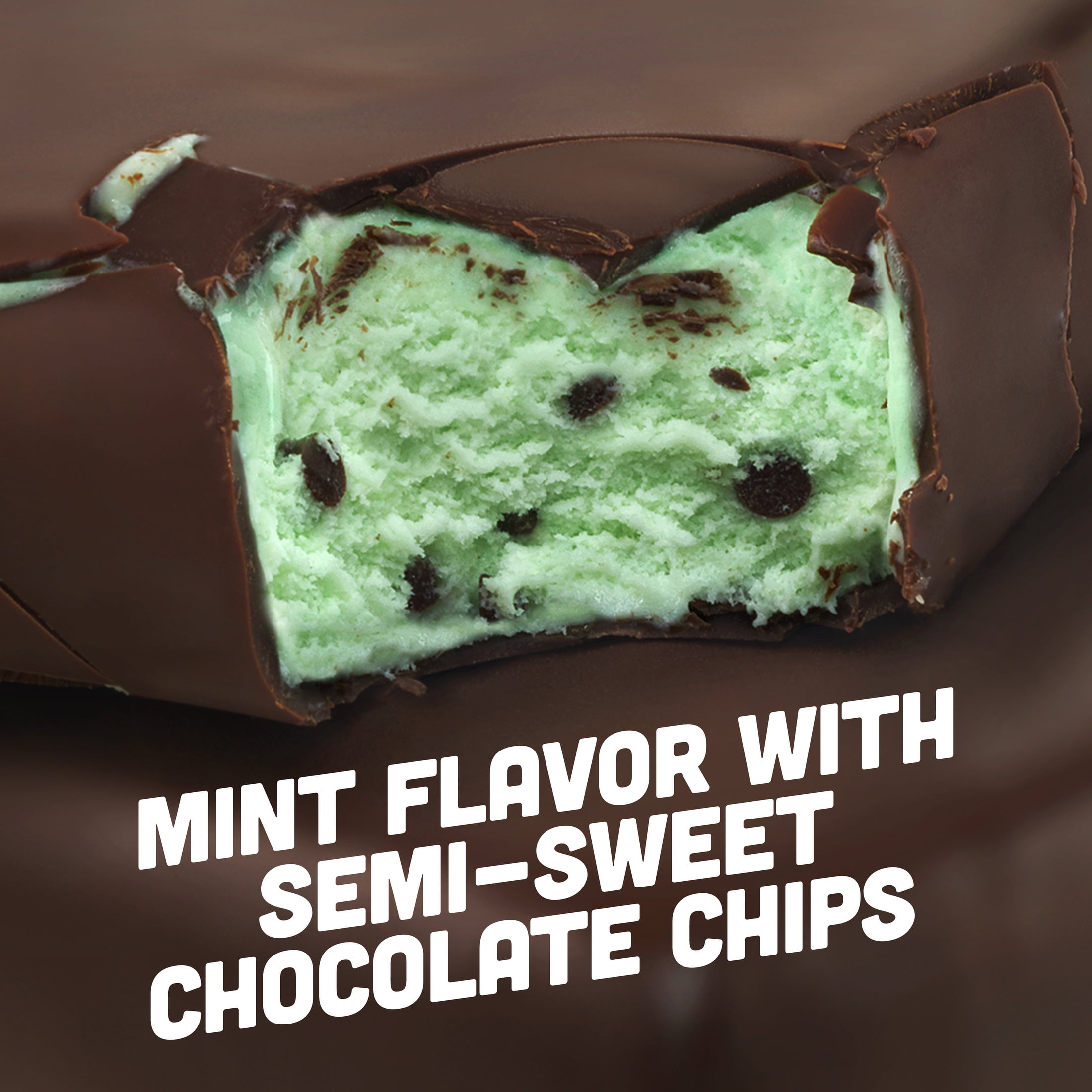 Klondike Mint Chocolate Chip Ice Cream Sandwiches Frozen Desserts, 6 Count
