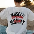 thumbnail image 4 of Muscle Mommy Lifting Club Oversized Gym Shirt, Pump Cover Tee for Women, Girls Who Lift, Workout Gift for Her, 4 of 7