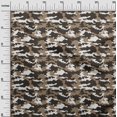 thumbnail image 3 of oneOone Cotton Silk Brown Fabric Camouflage Craft Projects Decor Fabric Printed By The Yard 42 Inch Wide, 3 of 4