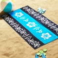 thumbnail image 2 of Hilo Cotton Oversized Hibiscus Floral Quick-drying Beach Towel , Hibiscus by Blue Nile Mills, 2 of 5