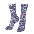 thumbnail image 6 of Salouo mushroom Skull rainbow color Pattern Fun Novelty Crew Socks,Casual Athletic Socks Neutral Socks, 6 of 7