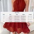 thumbnail image 3 of Blmnix Woman Dress Sexy Dresses Fit & Flare Party Dresses Dresses Sleeveless Halter Mid-Length Belted Summer Casual Dresses for Women,M, 3 of 7