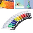 thumbnail image 4 of Acrylic Paint Set, 20ml Each Acrylic Paint Kit Waterproof  For Crafts For Fabric For Wood, 4 of 8