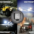 thumbnail image 3 of 4 Inch 48W LED Work Light Truck OffRoad Tractor Spot Lights 12V 24V Square, 3 of 6