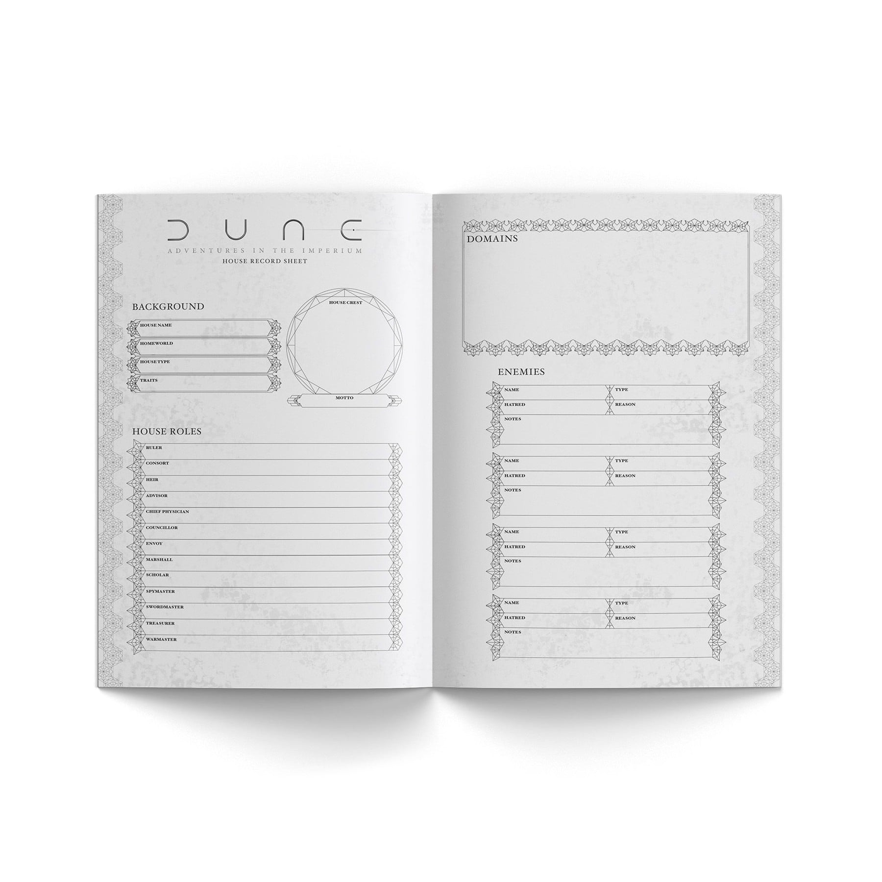 Dune RPG Player's Journal (Other)