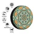 thumbnail image 6 of LNWH Green Abstract Mandala Texture Pattern Waterproof Spare Tire Cover, Universal Spare Tire Wheel Covers 17 inch, 6 of 8