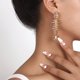 thumbnail image 4 of unbranded 1Par Pendientes Colgantes Dorados Elegantes Para Mujer Estilo Hueso De Únicos Y Modernos, 4 of 7