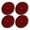 Red, variant on BIMZUC 4Pcs Safety Reflectors Round 72mm Dia 2.83 Inches with Screws for Mailboxes Driveway Tunnels Post Cars Trailers Universal Fitment Pack of 12 Pieces Yellow
