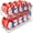 Clear, variant on Rolling Soda Can Organizer for Refrigerator Can Dispenser for Beer Soda Seltzer Pop Can Soda Organizer for 10 Standard Size Cans Holder Storage Pantry Organization