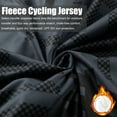 thumbnail image 5 of Sponeed Mens Thermal Cycling Jersey Long Sleeve Winter Bike Biking Shirts Full Zipper Bicycle Top Gray XL, 5 of 8
