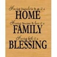 thumbnail image 1 of Home Family Blessing– Living Room– Peel & Stick Sticker - Vinyl Wall Decal, 1 of 2