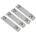thumbnail image 3 of LEFU for Aluminum Solar Panel Rail Connectors - Adjustable PV Module Mounting Brackets for Photovoltaic Systems, 14cm T-Shaped Profile Clamps, Rust-Resistant Rack Support (Silver, 4 Pcs), 3 of 10