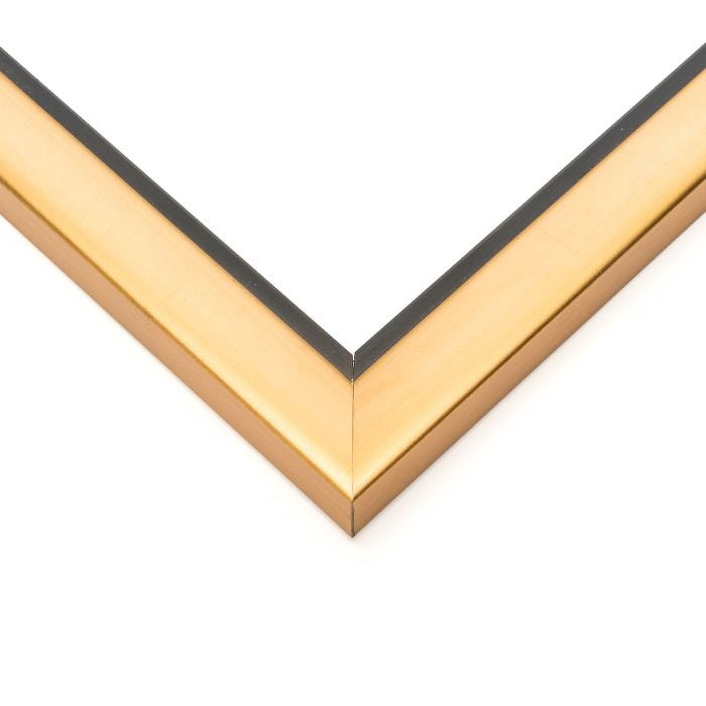 18x24 Gold w/ Black Trim Two-Tone Wood Frame - 'CityScapes' Thin - Great for Posters, Photos, Art