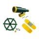 thumbnail image 2 of Juego de 3 piezas de accesorios para parque infantil, rueda de , telescopio de juguete, equipo de juegos para jardín, patio trasero, casa del, 2 of 10