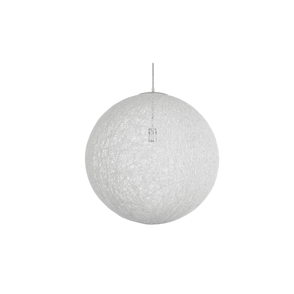 Rope Pendant Lamp White (12" Dia)