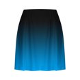 thumbnail image 4 of High Waisted Shorts New Womens Skirts with Pockets Tummy Suits Plus Size Skirts for Women High Waist Athletic Sports Trouser Skirt Casual Shorts Blue L, 4 of 5