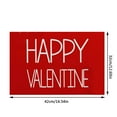 Christmas Table Mats round Valentine's Day Home Linen Placemat