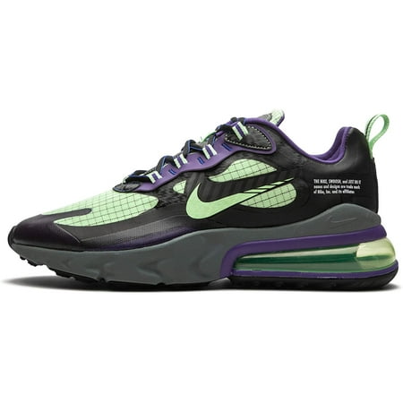 Men's Nike Air Max 270 React Black/Cool Grey-Court Purple (CT1617 001) - 9.5