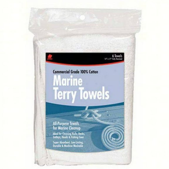 Buffalo Industries Terry Towels 6/Bag 60244