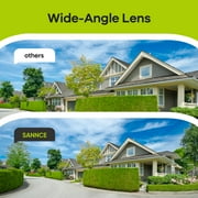 SANNCE 8 Channel 1080p Full HD 5-in-1 Security Camera System 8pcs 1080p Security Cameras for 24/7 Security Surveillance with 1TB Hard Drive