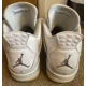 thumbnail image 4 of A i r-Jor-dan 4 IV 2017 Retro Pure Money Men’s US Sz 12 White Leather Silver Chrome, 4 of 6