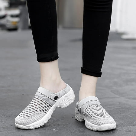 

Yedhsi Women s Shoes Low-top Casual Flying Woven Socks Lightweight Lazy Walking Shoes Flying Woven Slippers Women s Slippers