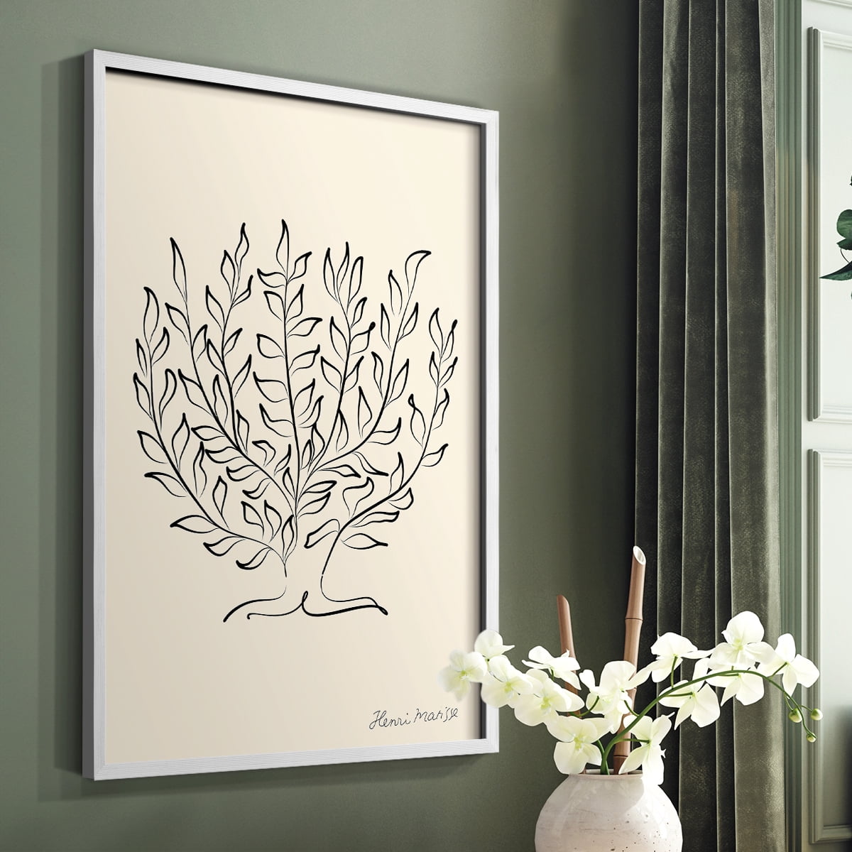 Matisse CCII in Solid Wood 11 x 14 Framed Print