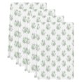 thumbnail image 2 of Sage Green Floral Kitchen Towels Set of 4, Rustic Leaves Flowers Country Botantical Absorbent Dish Towels for Kitchen, Microfiber Hand Towel, Quick Drying Tea Towel for Cleaning Decorative Dishcloths, 2 of 7