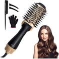 thumbnail image 1 of Cepillo Secador de Cabello Shoonlo Multifuncional Oro, 1 of 3
