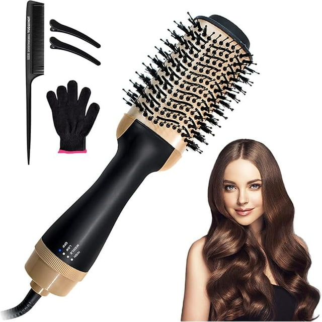 Cepillo Secador de Cabello Shoonlo Multifuncional Oro