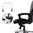 thumbnail image 3 of Ergonomic Retractable Footrest for Office Chair with Adjustable Support Silver Stainless Steel, 3 of 8