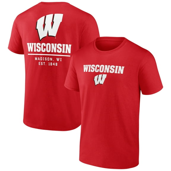 Men's Red Wisconsin Badgers Game Day T-Shirt