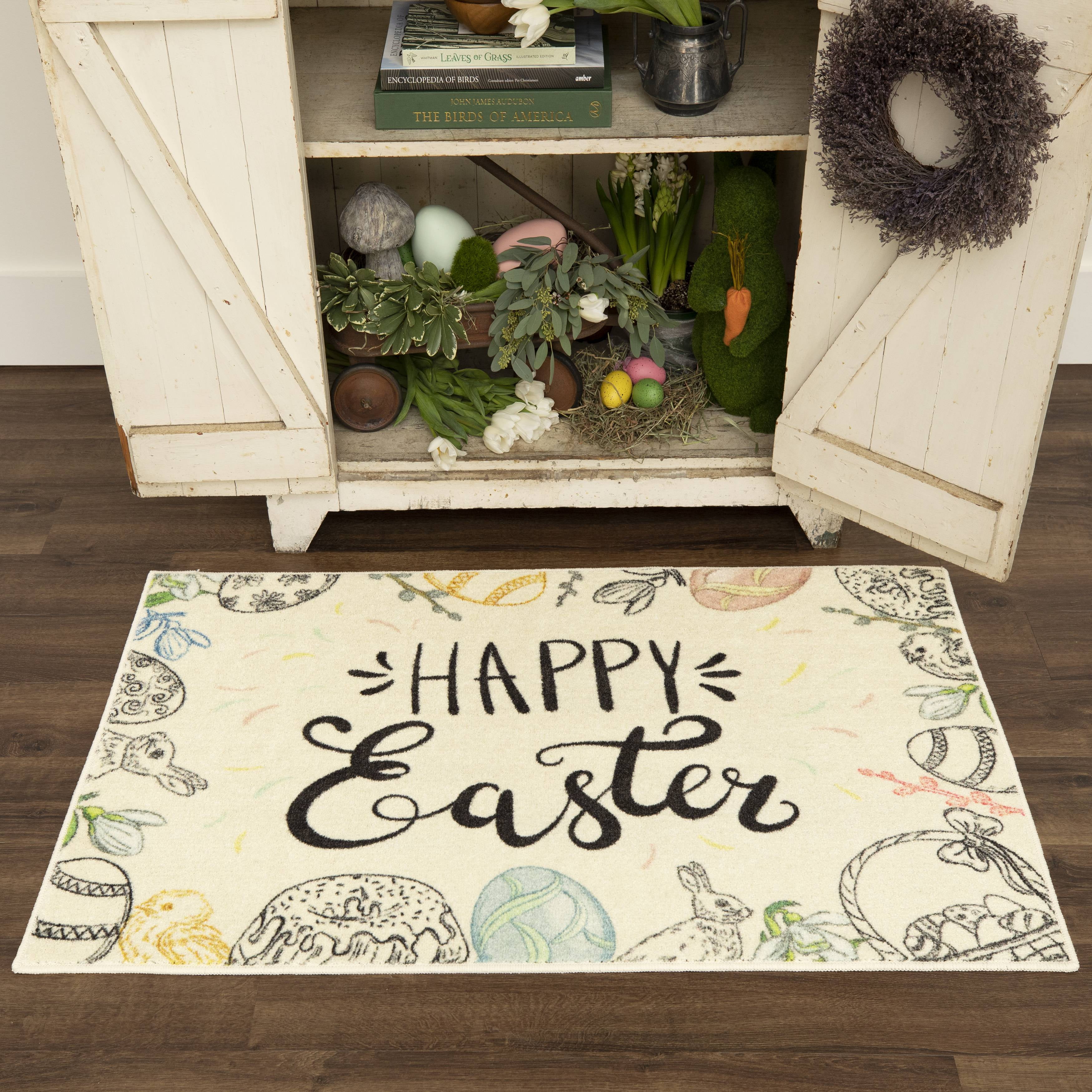 Mohawk Home Prismatic Happy Easter Rug, Multi, 2' x 3' 4"