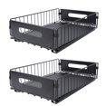 thumbnail image 1 of Organizador De Gabinete Extraíble De 2 Piezas, Estante Organizador De Gabinete Deslizante De Metal, Cajón De Almacenamiento Expandible Debajo Del Fregadero Para Cocina, Despensa, 1 of 7