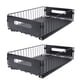 thumbnail image 1 of Organizador De Gabinete Extraíble De 2 Piezas, Estante Organizador De Gabinete Deslizante De Metal, Cajón De Almacenamiento Expandible Debajo Del Fregadero Para Cocina, Despensa, 1 of 7