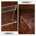 thumbnail image 3 of OULII 10Pcs Small Sign Holder Stand for Counter Top Use in Restaurant and Shopping Center, 3 of 8