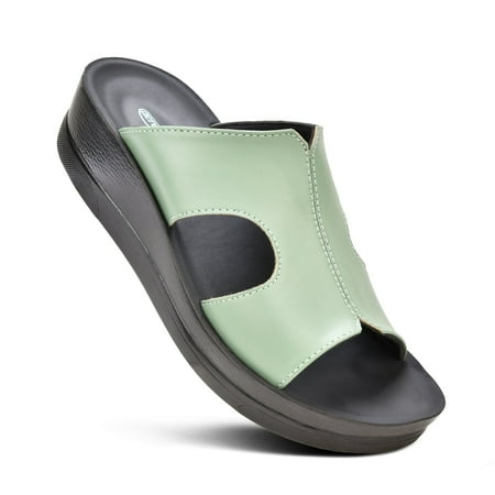 Aerothotic Wenzel Women’s Casual Summer Slide Sandals