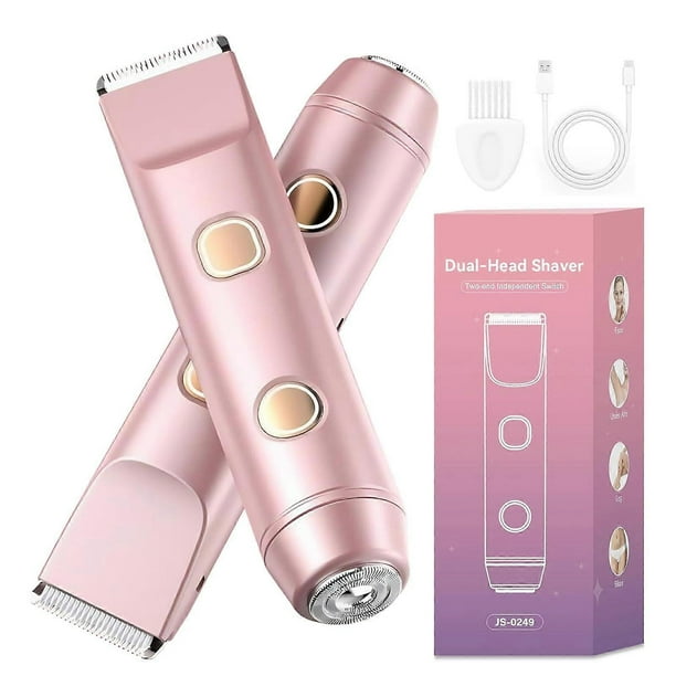 Epil Pro 3.0 Electric Bikini Trimmer for Wome, 2-in-1 Dual Head Shaver, Wet/Dry Use Body Hair Trimmer Women's Electric Razor