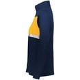 thumbnail image 4 of Holloway Sportswear XS Womens Prism Bold 1/4 Zip Pullover Navy/Gold 222791, 4 of 5