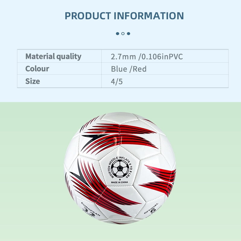 1pc Soccer Ball, Wear-resistant Soft Football For Adult Training Competition,Size 4,5